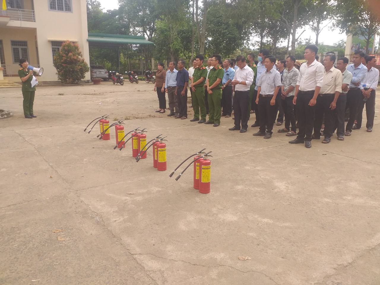 UBND xã Tân Tiến tổ chức Tập huấn công tác phòng cháy, chữa cháy