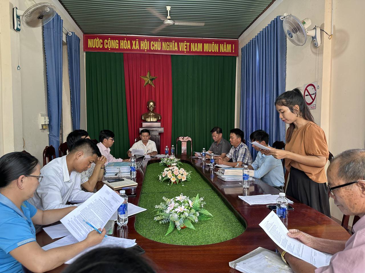 CÔNG TÁC KIỂM TRA, GIÁM SÁT CỦA BAN ĐẠI DIỆN HỘI ĐỒNG QUẢN TRỊ NHCS XH HUYỆN KRÔNG PẮC
